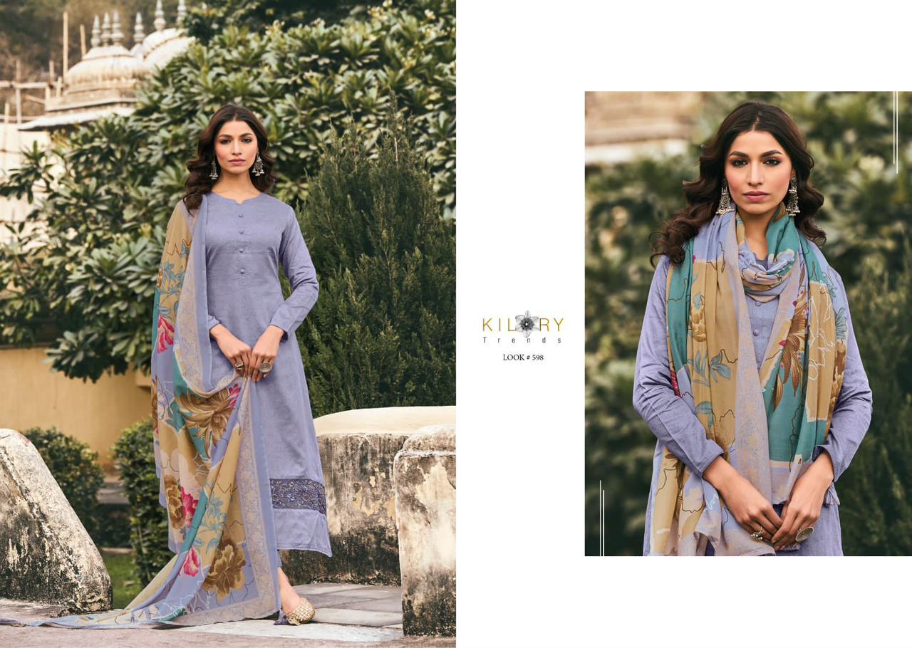 RUH 5 Kilory Trendz Exclusive Wear Wholesale Cotton Dress Material Catalog